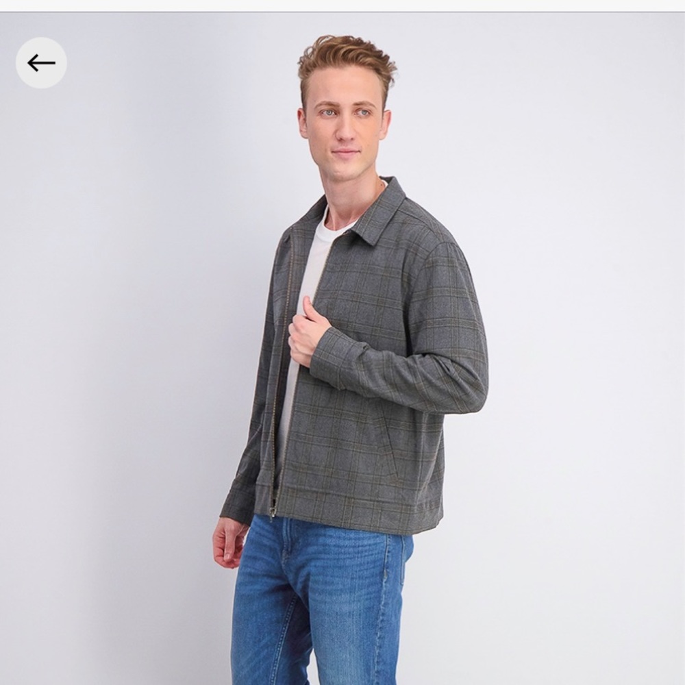 Fairlane and Sons Harrington Jacket Dark Grey